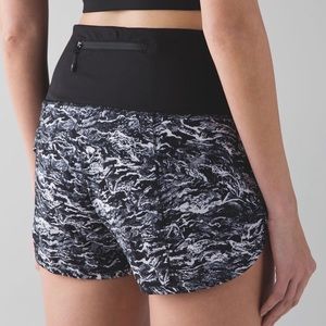 LULULEMON Lk NEW Speed Short High Waist Nami Wave